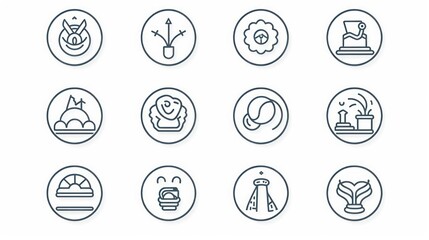 Line Icons Set Ideas