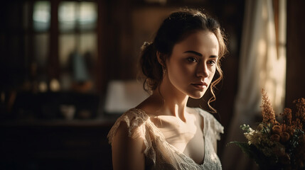 Fototapeta premium Hochzeitspaar KI