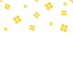 yellow flower confetti party