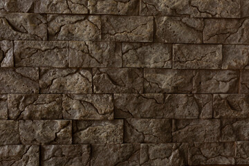 background brown brick wall decor