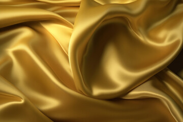 Fototapeta premium golden satin background, ai generative