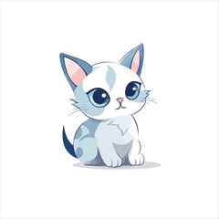 Adorable Colorful Cat