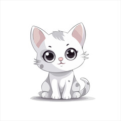 Cute Cat With Beautiful Eyes