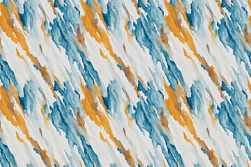 Pastel blue and gold background. Seamless pattern. Modern stylish abstract texture.