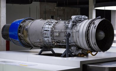 A Soviet Turbofan engine D-30 2nd series
