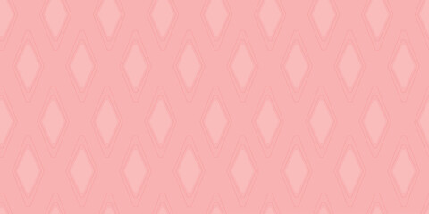 vector geometric seamless pink pattern. girls soft pastel pink diamond shape repeat. elegant design