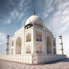 Fototapeta na wymiar Taj Mahal ai generative illustration
