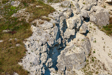 Wild rocky and mountainous nature of Eastern Europe. Landscape background