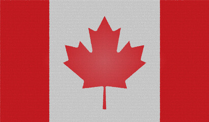 Canada textured flag
