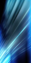 MOTION ABSTRACT SPEED Background with blurry lines, blue trails, a light background, and modern digital design. Generative AI