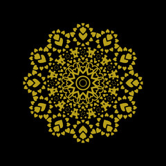 vintage and cool mandala illustration, ornament.