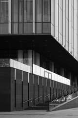 black and white wall architecture city