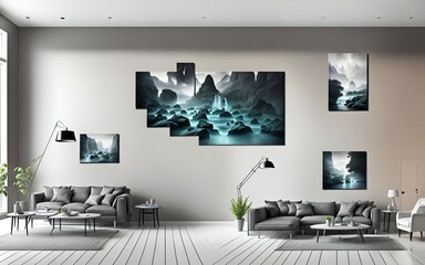 Photo of a cozy living room with natural light pouring in through a large window