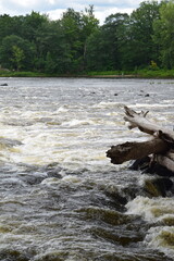 Rivia trail in Drummondville, Quebec