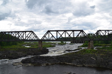Rivia trail in Drummondville, Quebec