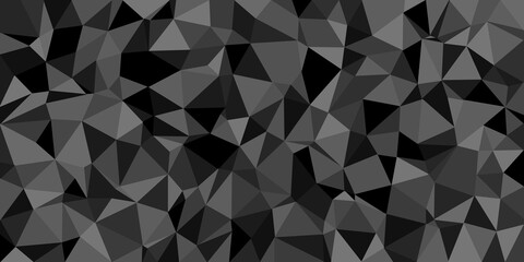 Abstract mosaic abstract background paper. Light gray triangular low poly style pattern. crumpled paper
