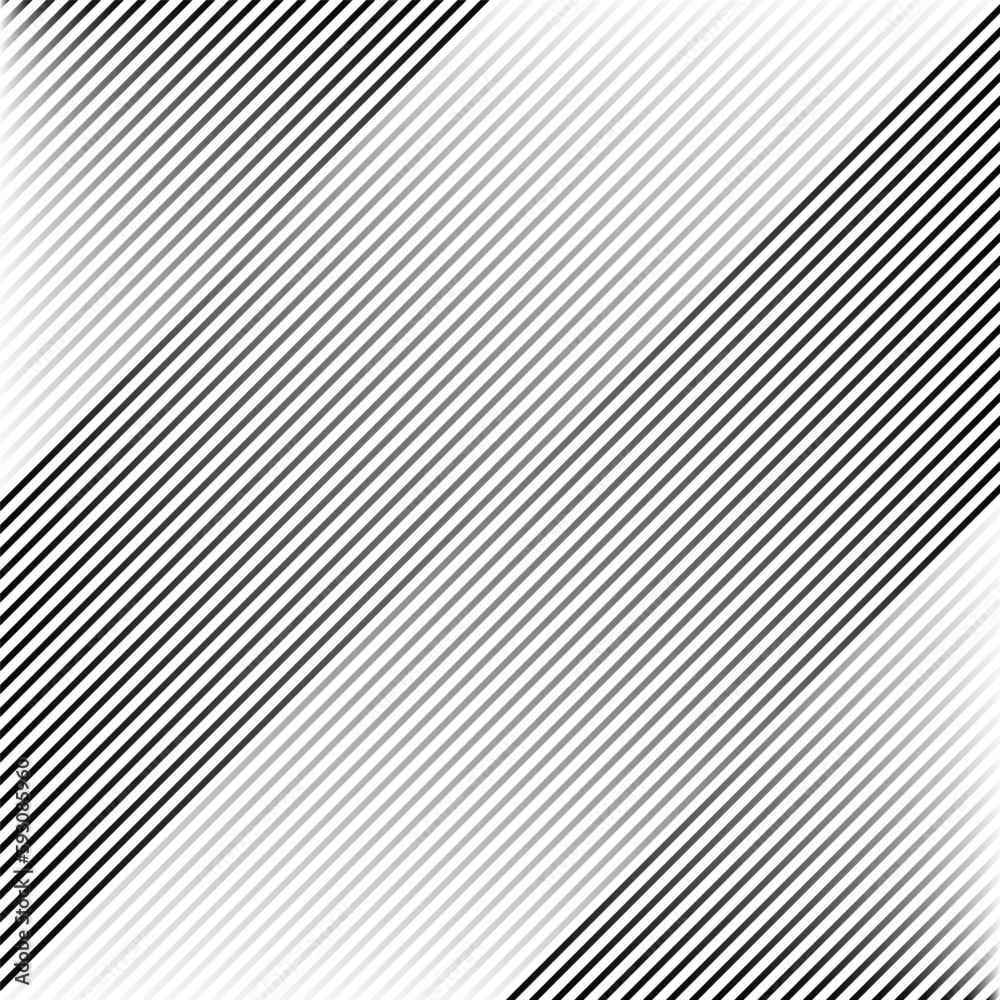 Poster abstract black and white gradient stripe straight line pattern vector.