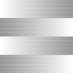 abstract horizontal black and white gradient stripe straight line pattern.