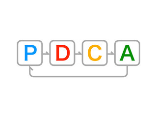PDCAサイクル矢印イメージ：C