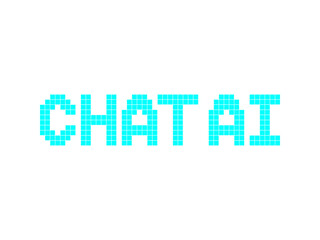 CHATAIタイル文字アイコン：シアン