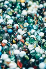Close up of Marbles
