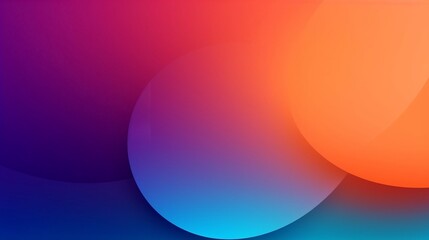 two tone orange and purple and blue gradient background. generative AI