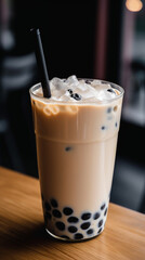 bubble tea with latte