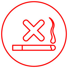 Obraz premium cigarette icon