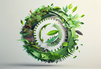 green eco symbol