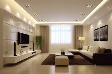 Fototapeta premium Modern living room