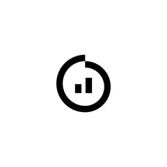 MONOCHROME ROUND CIRCLE LOGO DESIGN