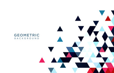 Abstract geometric background with triangle shapes