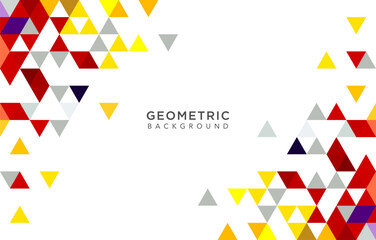 Abstract geometric background with triangle shapes