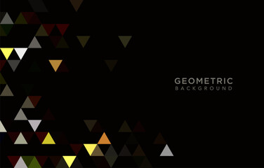Abstract geometric background with triangle shapes