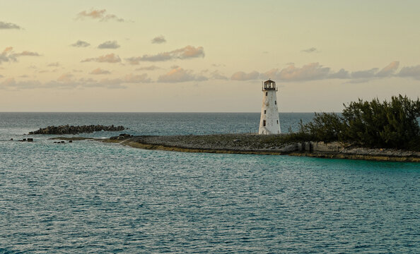 Lighthouse in Nassau Bahamas at Duck