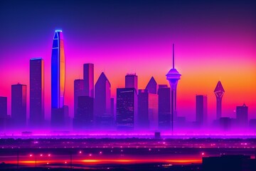 Obraz premium Beautiful city wallpaper