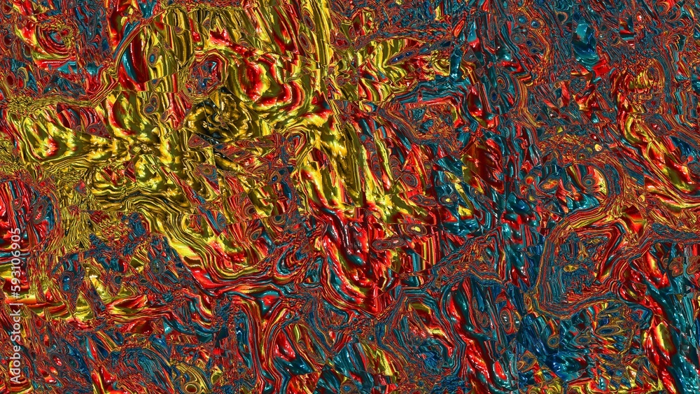 Poster multicolored grunge texture. background color. composition of different color patterns