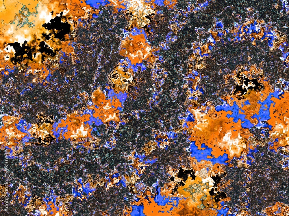 Fototapete multicolored grunge texture. background color. composition of different color patterns