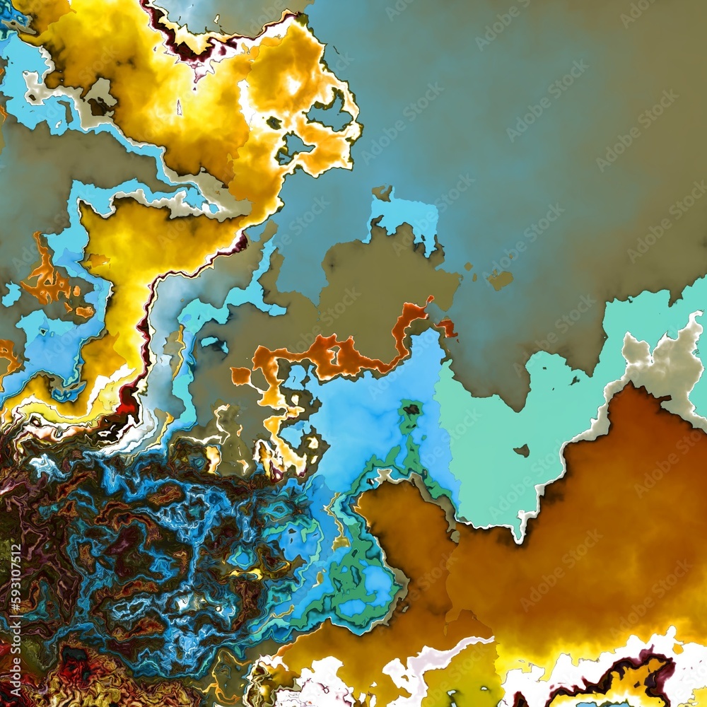 Fototapete multicolored grunge texture. background color. composition of different color patterns