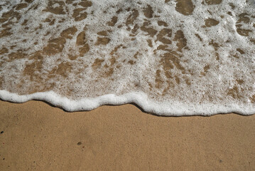 Sea pebbles. Small stones gravel texture background.