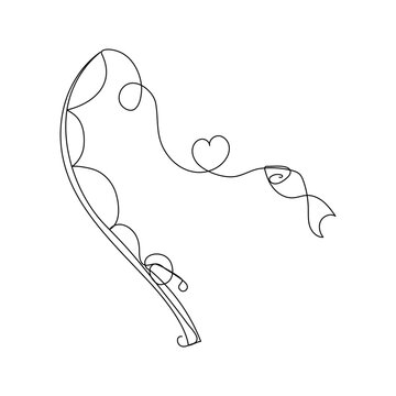 recommend clip art: Continuous one line drawing of a fish on a rod. Fishing hobby concept. Simple vector illustration