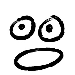 Doodle face expression