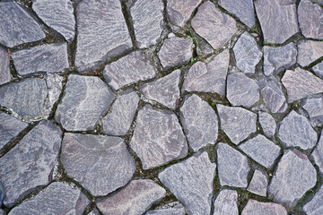 Background texture of stone floor pattern