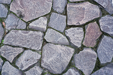 Background texture of stone floor pattern