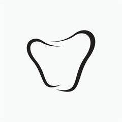 Dental logo, vector illustration icon design.