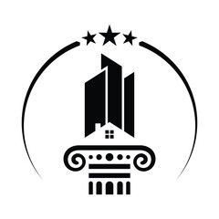 Naklejka premium Attorney Logo