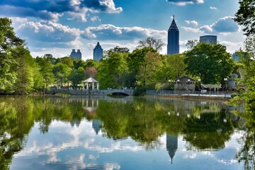 Obraz premium Piedmont Park in Midtown Atlanta 