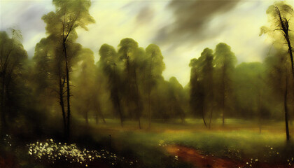 Obraz premium AIで作成した風景 Generative AI