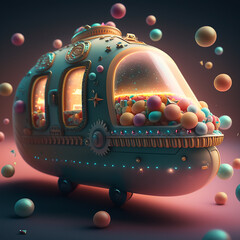 Candy Spaceship