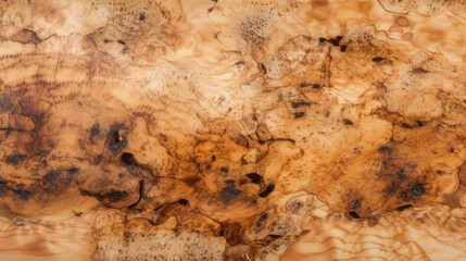 Thuya Burl Driftwood Texture Wooden Background - generative ai